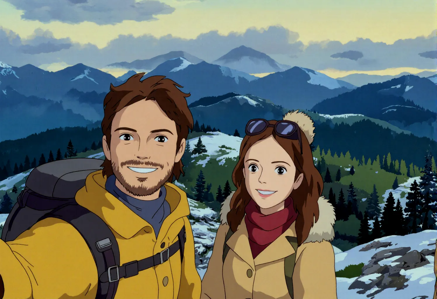 Photos de voyage de style Ghibli AI