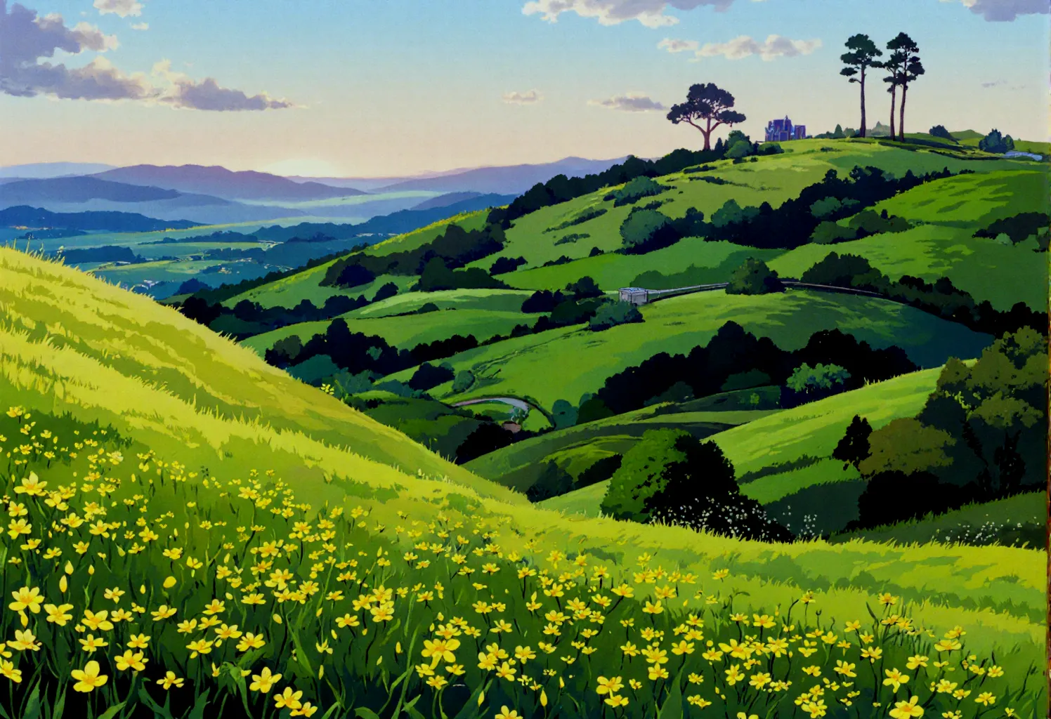 Paysages inspirés de Ghibli AI