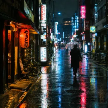 Neon street
